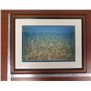 Image 1 : Framed Photographic Art, Ocean Ripples 27" x 21"