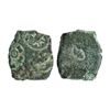 Image 1 : Punch-Marked, Archaic Coinage, attributed to Vanga Janapada (c. 550-500 BC), Chandraketugarh Region,