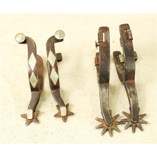 Lot of Two Pairs of Spurs