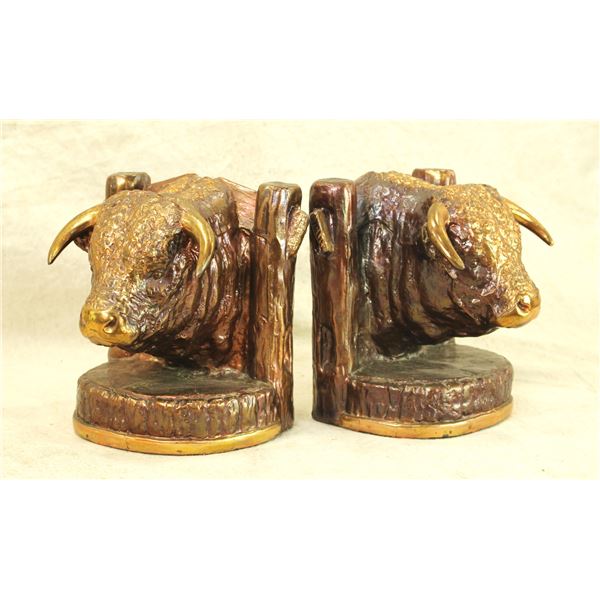 Steerhead Bookends