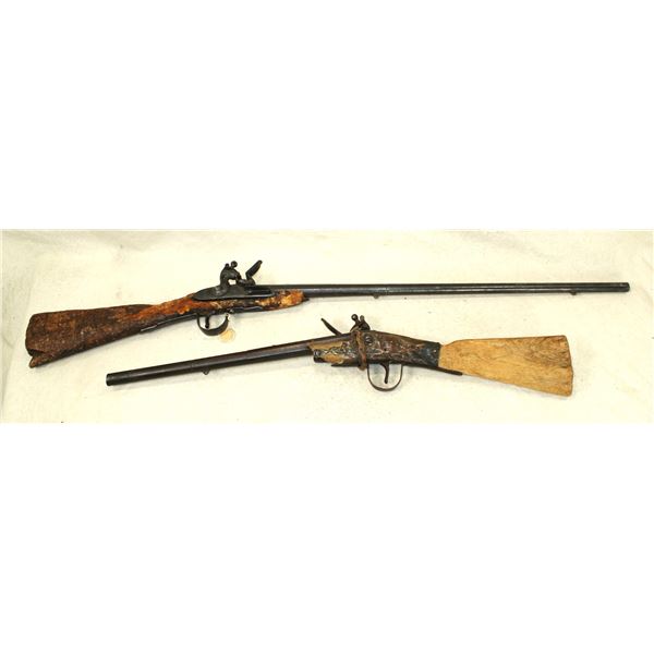 Pair of Indian Flintlock Rifles