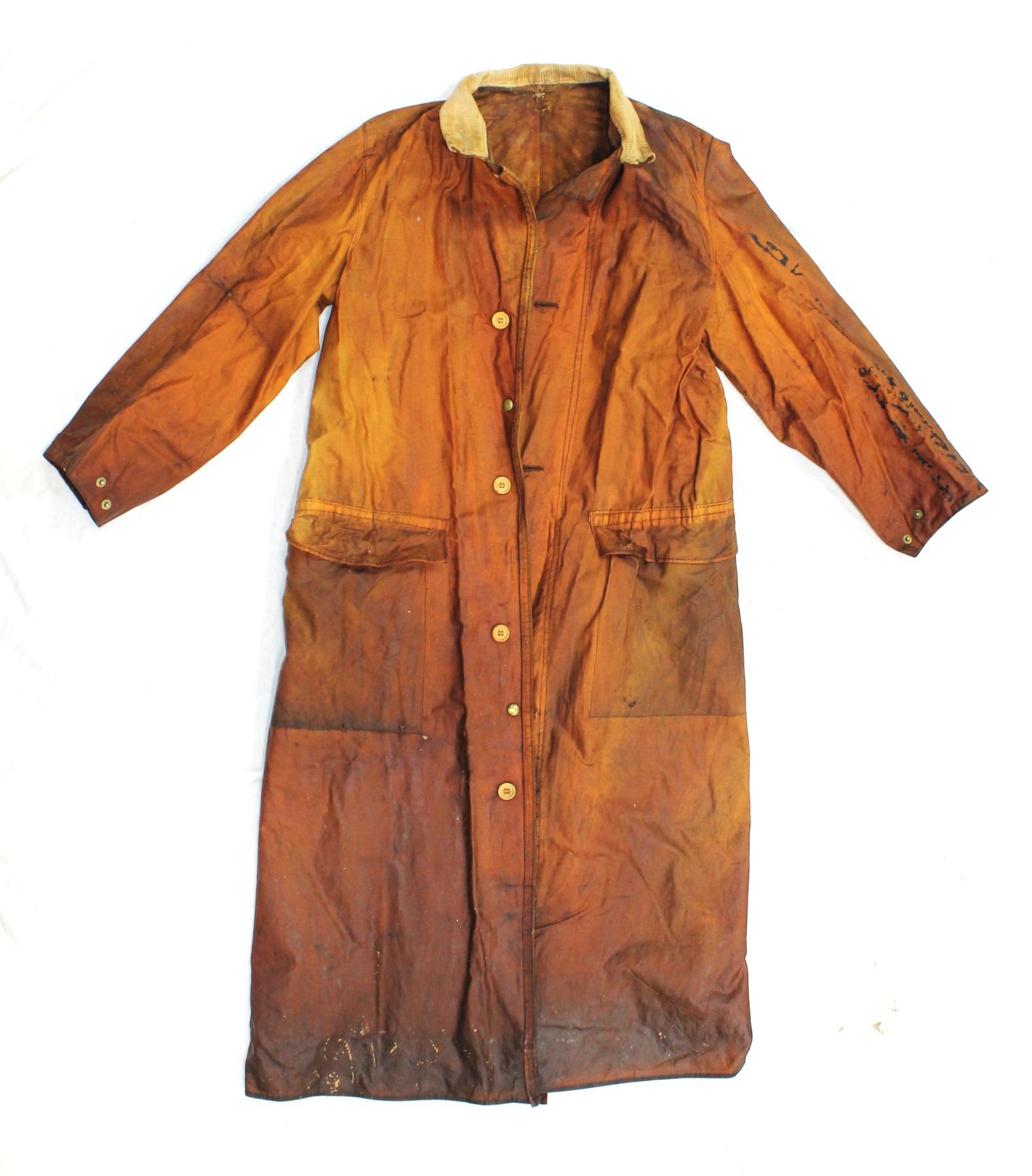 Cowboy Slicker Early Cowboy's Oilcloth Slicker