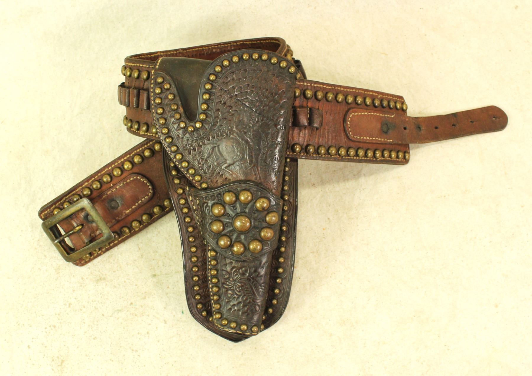 Side Rig Pistol Studded Gun Rig
