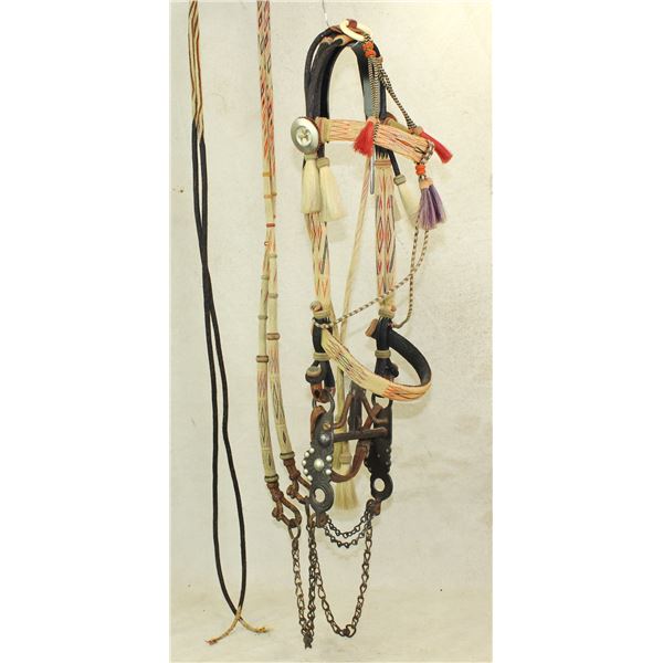 Deerlodge Prison Horsehair Bridle