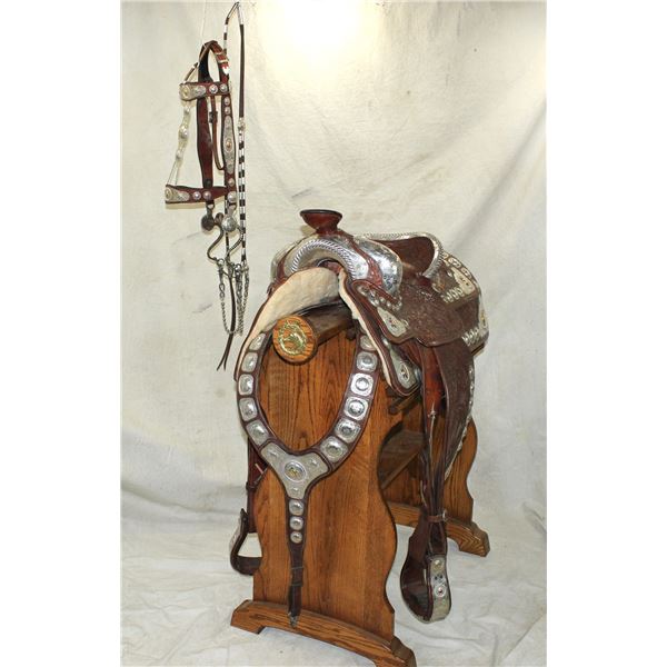 Incredible Pat Gill Silver Saddle