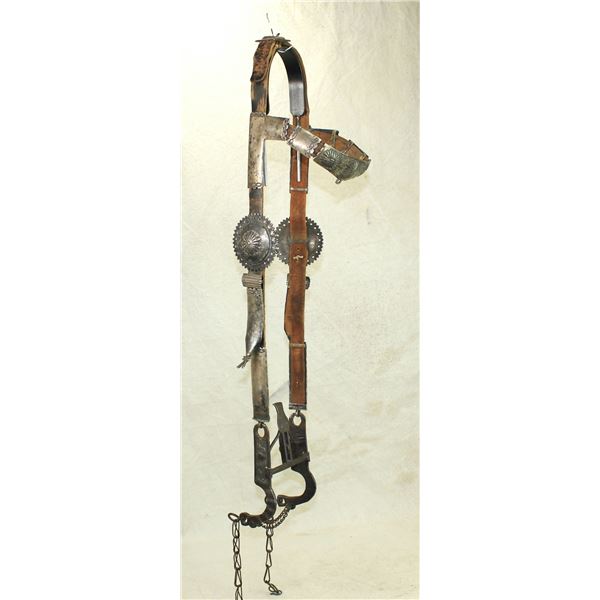 Wonderful Navajo Silver Bridle