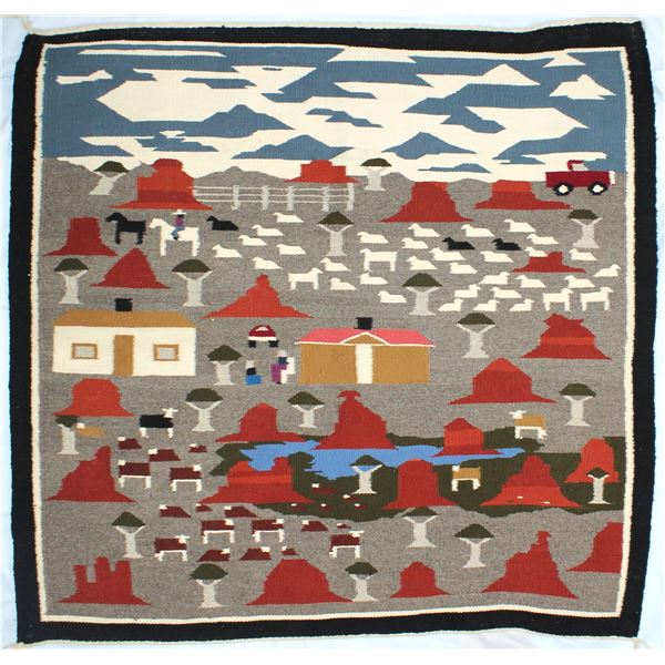 Pictoral Navajo Weaving