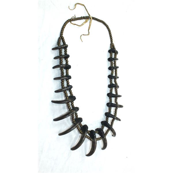 Crow Bear Claw Necklace