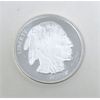 Image 1 : 1 Oz .999 Silver Indigenous/Buffalo Asahi Mint Round 