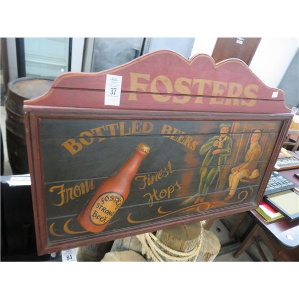 Foster's Advertising Sign