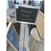 Image 1 : Please Seat Yourself Marque Sign