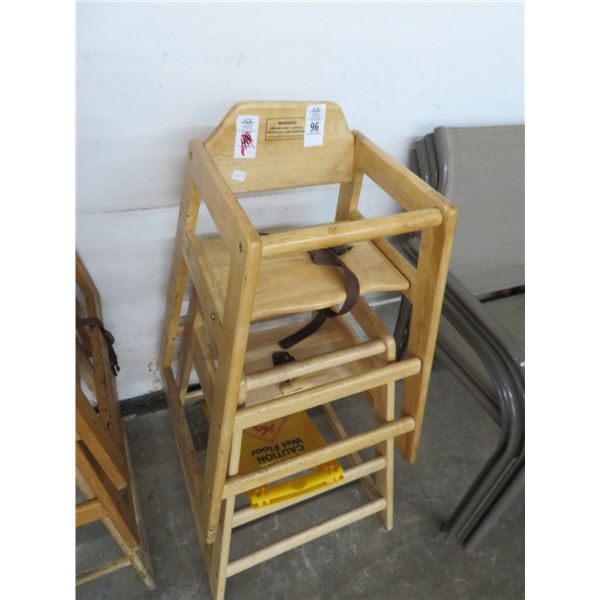 2-Oak Highchair - 2 X $