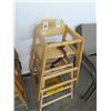 Image 1 : 2-Oak Highchair - 2 X $