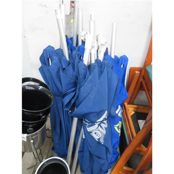 7-Modela Blue Patio Umbrella - 7 X $