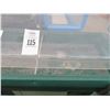 Image 2 : Cambro Green Iced Rolling Salad Bar w/Sneeze Guard and Tray Slide