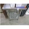 Image 1 : S/S  18"  X  18"  Table w/Undershelf