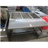Image 1 : S/S 40" Gas 3 Comp Steam Table w/Undershelf