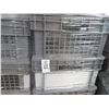 Image 2 : 39-Grey Plastic Storage Crates - 39 X $
