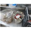 Image 2 : Crate w/Utensils, Measuring Bins w/Supplies