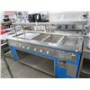 Image 1 : Seco 6' Electric 5 Comp Steam Buffet Table w/Overshelf