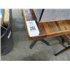Image 2 : 5-Distressed 2 Top Dining Tables - 5 X $