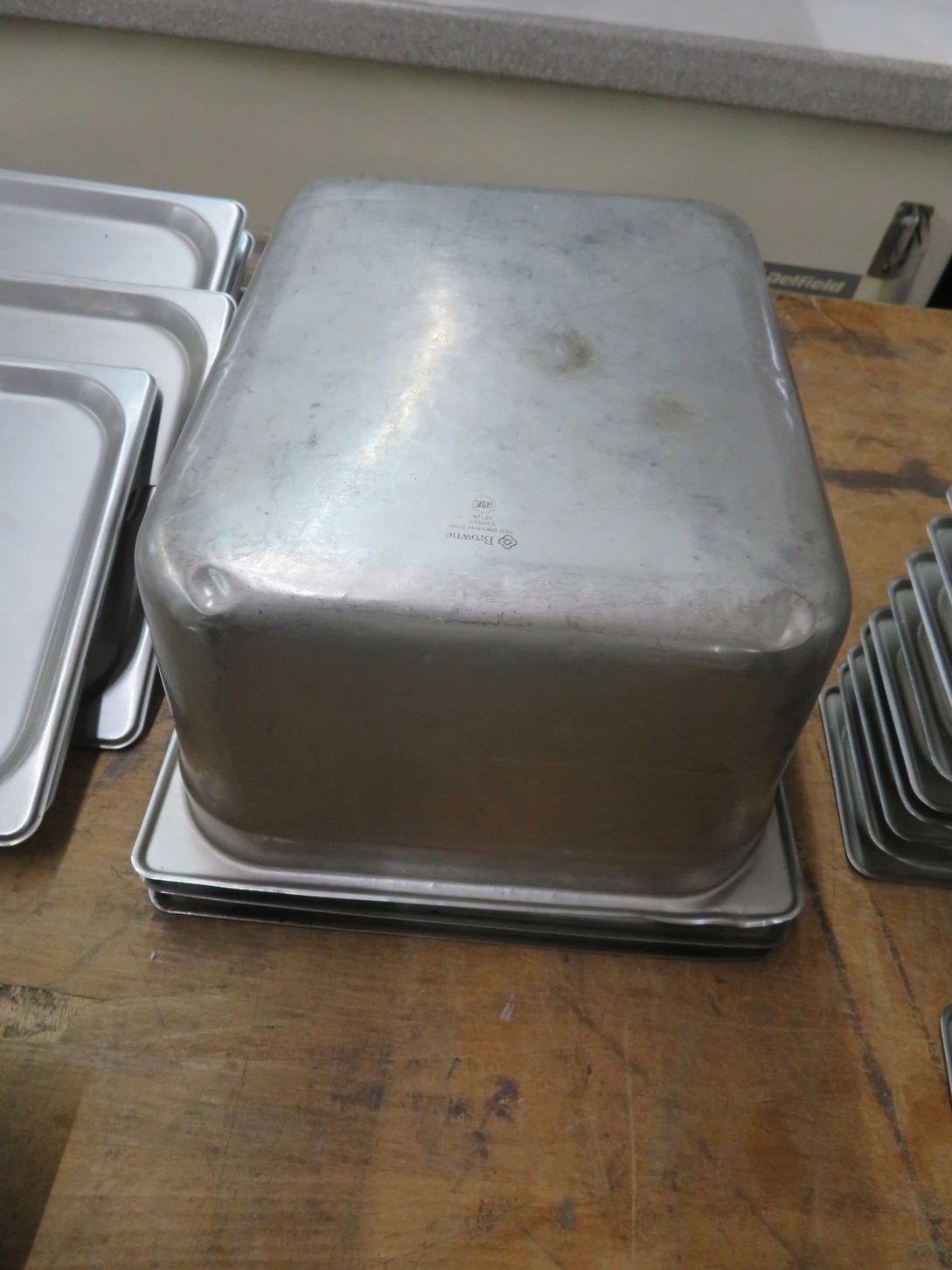 3-Half Size Insert Pans - 3 X