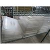 Image 2 : Full Cambro Pans, Asst. Lids, Bus Pans on Shelf