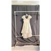 Image 1 : SHIMMERY IRIDESCENT FAIRY PRINCESS DRESS WITH CAP SLEEVES EMBELLISHED WITH SILVER SEQUINS - DAILY