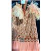 Image 3 : LADIES 1920'S FLAPPER DRESS WITH FEATHERS AND RHINESTONES - DAILY RENTAL $100.00