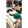 Image 2 : BOX OF HATS INCLUDING CAPTAINS, PIRATE, CAROLER, LEPRECHAUN AND MORE