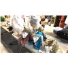 Image 3 : TABLE OF ASSORTED HEAD DRESSES INCLUDING EGYPTIAN, SHOW GIRL, COURT JESTER & MORE