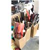 Image 2 : ASSORTED WALKING STICKS, PROP SWORDS, BILLY CLUBS, SCABBARDS, EGYPTIAN DAGGERS, GUNS ETC