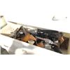 Image 4 : 3 DRAWER DRESSER WITH CONTENTS INCLUDING PROP GUNS, HOLSTERS, SPURS, MUSKETS ETC