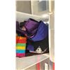 Image 4 : BINS OF ACCESSORIES INCLUDING BOW TIES, STEAMPUNK GOOGLES AND ACCESSORIES, GLOVES, LAUREL