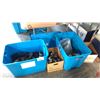 Image 1 : FELT HAT STIFFENER, SHOE SHINING PRODUCTS AND BIN OF OXFORD DERBY SHOES & MORE
