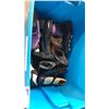 Image 2 : FELT HAT STIFFENER, SHOE SHINING PRODUCTS AND BIN OF OXFORD DERBY SHOES & MORE