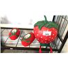 Image 1 : STRAWBERRY HAT AND SLIPPERS