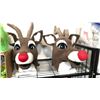 Image 2 : THE GRINCH MASK AND ACCESSORIES WITH 2 REINDEER HEADS