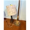 Image 2 : Vintage Floor Lamp and Table Lamps  64H 