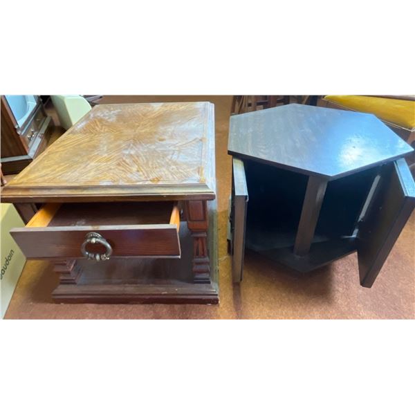 Side Tables 24Wx32Dx20H & 24Wx27Dx19.5H