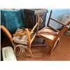 Image 3 : Solid Wood Table and Chairs 60Wx42Dx30H with 3 12 Inch Leaves, 10 Chairs Total