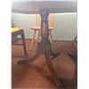Image 4 : Solid Wood Table and Chairs 60Wx42Dx30H with 3 12 Inch Leaves, 10 Chairs Total