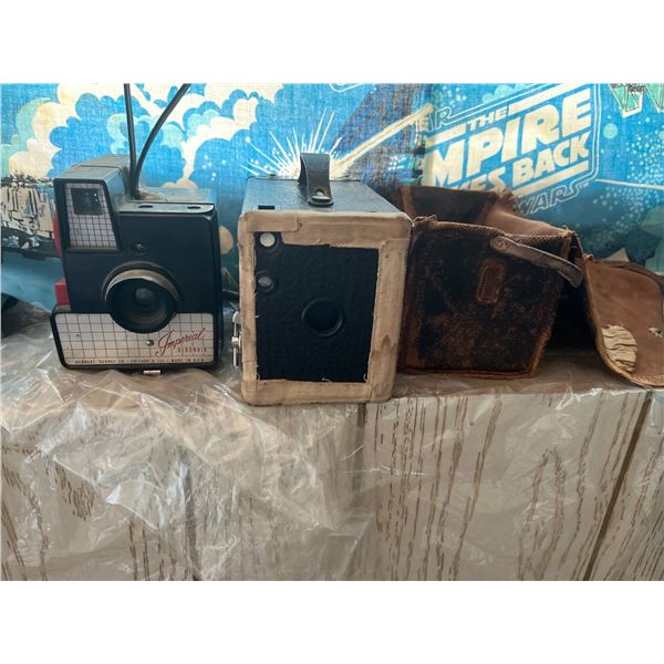 Vintage Cameras, Imperial Debonair & Kodak Brownie