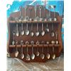 Image 1 : Collection of Sovenirre Spoons and Wall Display