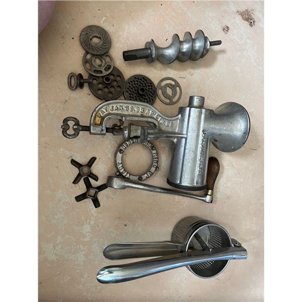 Meat Grinder and Potato Ricer