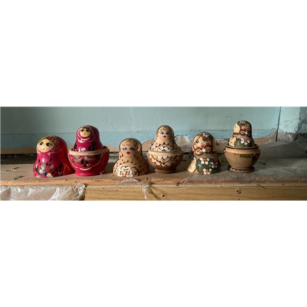 Collection of Russian Nesting Dolls