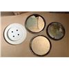Image 2 : Collection of Silver Plated Brass Trays and Lazy Susan
