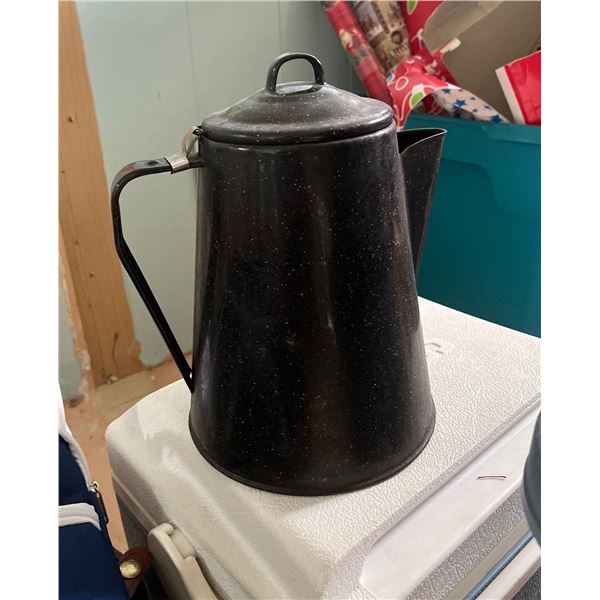 Cooler, Picnic Basket, Cooler Bag and Camp Kettle