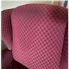 Image 7 : Burganady Fabric Queen Anne Style Recliner Chair (worn fabric/staining on arms)