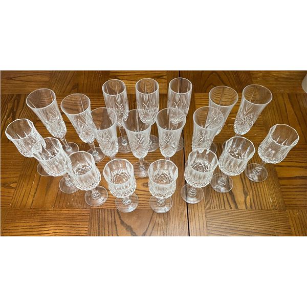 Longchamp Cristal D'Arques Durand Stemware